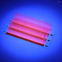 Cílios falsos cílios UV Extensões brilham nos cílios escuros Extensão brilhante Fluoresce