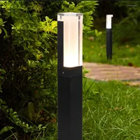 Lampa ogrodowa prosta nowoczesne aluminiowe wodoodporne przejście na zewnątrz Villa Villa Landscape Pillar AC85-265V