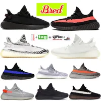 Designer West Running Shoes Women Mens Sneakers Bred Black Red Zebra Cream White Dazzling Blue Tint Men Sneakers Carbon Zyon Static Icke-Reflective Tail Light Sneaker