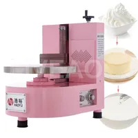 LIJAYO Kitchen Desktop Cake Cream Icing Spreading Coating Machine Automatic Cake Frosting Decorating Maker
