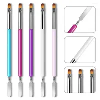 Kits de arte na unha escovas 1pc para manicure UV Gel Brush Pen Extensions