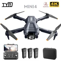 Akıllı İHA EST MINI4 RC DRONE 4K HD 1080P Profesyonel Esc Kamera Optik Akış Yerelleştirme 24G WiFi Engel Kaçınma 140g Quadcopter 221011