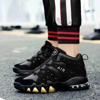 Bowling Shoes Basketball Shoe Men High-top Sports Cushioning Sneakers Athletic Mens Comfortable Breathable Retro 210616