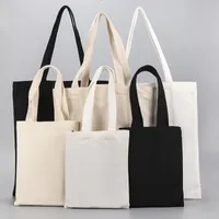Пустые хлопчатобумажные сумки для покупок с ручками длиной плеча натуральная органическая муслиновая ткань ежедневно используется