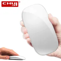 Myse Chyi Magic Touch Wireless Mysz ergonomiczne Ultra cienkie myszy optyczne USB 1600DPI Myszka komputerowa dla MacBooka laptopa T221012