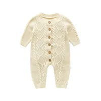Pullover Autumn Winter 03T Newborn Baby Clothing Sweater kids clothing Baby Boy Girls Jumpsuit Knitted Jumpsuits J221010