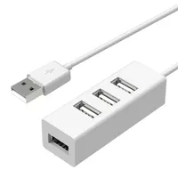 USB HUB Multi 2.0 Hubs Splitter High Speed ​​4 Port All in One for PC Windows Computer Accessories