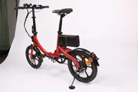 Bicicleta elétrica dobrável e poderosa de pneu gordo com motor de 250w para crianças adultos