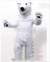 2022 أزياء جديدة عالية الجودة ذات الجودة القطبية الدب الفخمة البالغ زي التميمة EMS