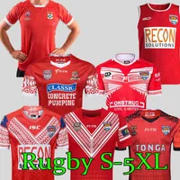 2019 2020 World Cup MATE Tonga Home Red Rugby Jersey Sevens Shirt 19 20 National League PACIFIC TEST Rugby Jerseys Singlet S-XXXL 2022