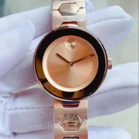 Многоцветные Quartz Женские часы 32 -мм из нержавеющей стали сапфировые стеклянные водонепроницаемые модные часы