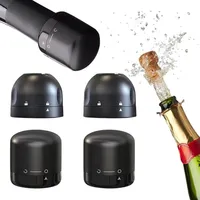 Vacuum Wine Stoppers Bar Tools Reusable Wines Bottle Stoppers Champagne Sealer Cap Set Leak-proof Preserver