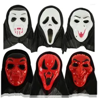 Feestmaskers Halloween Ghost Face Mask voor decoratie Horror schreeuwen grimas nieuwigheid enge cosplay prop