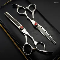 Professional 6 '' JP 440C Steel Matte Cut Hair Soxe Haircut Thinning Barber Makas Cutting Shears Tools Frisör