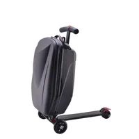 Koffers carrylove 21 "inch volwassenen scooter bagage draagt ​​rollende koffer luie trolley tas met wielen 221013