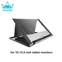 Tablet PC Stands Huion ST200 Adjustable Monitor Stand for 10-15.6 Inch Tablets Portable Metal Multi-angle Support Laptop Pen Display Light Pad W221013