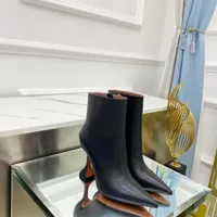 Fashionable Boots Qiu dong is comfortable with pearl high-heeled sandal new trend import custom paint inside skin Wholesale