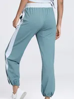Bloc de couleur décontracté pour femmes Pantalon lâche taille avec de la poche