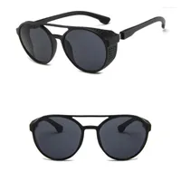 Outdoor Eyewear Classic 펑크 선글라스 남성 브랜드 디자이너 빈티지 태양 ​​안경 Oculos de Sol Gafas UV400