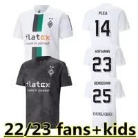 22 23 Borussia Monchengladbach voetbal jerseys fans speler versie 2022 2023 home gladbach elfi pleida zakaria neuhaus ginter thuram mannen kinderen kit foootball shirts 66