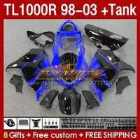 Fairings & Tank For SUZUKI SRAD TL-1000 TL 1000 R 1000R 98-03 blue factory Bodywork 162No.32 TL1000 R TL1000R 98 99 00 01 02 03 TL-1000R 1998 1999 2000 2001 2002 2003 Fairing
