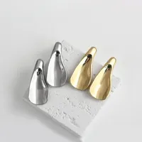 Stud -oorbellen aensoa trendy schattige kleine waterdruppel oorrang mode sieraden vintage goud zilver voor vrouwen brincos