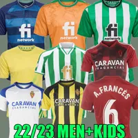 22 23 Real Betis voetbaltruien Zaragoza Copa del Rey Finale weg Joaquin B.iglesias Camiseta de futbol Juanmi Estadio La Cartuja Derde 2022 Special-edition Foot Kids
