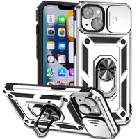Milit￤r rustning av mobiltelefonfodral Back Cover Magnetic Suction Kickstand Bracket Anti-Fall Series Mobiltelefonskydd Fall f￶r iPhone 14 13 12 11 Pro Max 7 8 Plus X Xs XR