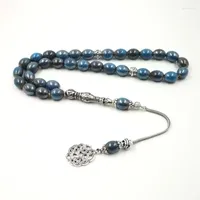 Strand Turkish Design Ceramics tasbih 33 Perles Bracelet Metal Tassels Muslim Praye Bracelets islamic Eid Gift Ramadan Rosaire