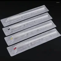 Kits de armas de tatuagem 30pcs Microblade de caneta descartável com microblading com 14F/12F/12U/14U18U Cruzada Maquiagem permanente sobrancelha de agulha esterilizada