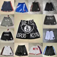 Basketbal shorts Brooklyn''Nets'Men Throwback Pocket Basketball shortsimh5