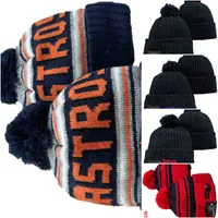 Houston Baseball Beanies H 2022 Sport Knit Hat Cuffed Cap Hot Team Knits Hats Mix And Match All Caps Beanie