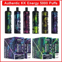 Originele KK Energy 5000 Puffs Wegwerp E Sigaretten Vape Device Starter Kit 850mAh Batterij 12 ml Pre-gevulde podpen Mesh Coil Cartridges