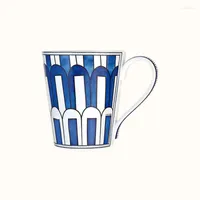 Кружки 300 мл Bleus d'Ailleurs Bone China Ceramic Coffee Mug H фарфор и чашки для чая