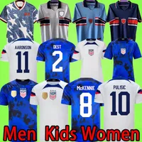 2022 Usas America Soccer Jerseys American 2023 Pulisic Aaronson 22 Football Shirt World Cup Uniform 1994 Retro Vintage United Kids Kit States Home Away Men Thailand