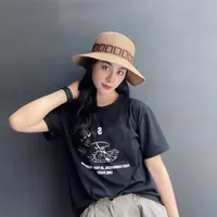 Fashion Sun Hat Women Hollow Straw Designer Hat UV Protect