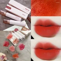 Lip Gloss 6 Cores Velvet Matte Orange Liquid Lipstic