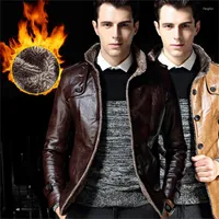 Męskie bluzy męskie kurtki skórzane klasyczne motocykl rowerowe płaszcz kurtki ciepły plus rozmiar 8xl