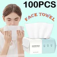 Asciugamano a faccia usa e getta del modello di perle 100% asciugamano morbido di carta di cotone può essere riutilizzato asciugamani asciutti e bagnati non tessuti