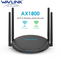 Routery Wavlink AX1800 WiFi 6 Mesh Gigabit Wireless Internet Router-Dual Band 2.4 GHz 574 MBPS5GHZ1201 MBPS do 1500 stóp kwadratowych zasięg 221014