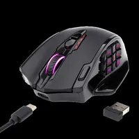 MICE redragon m913 Impact Elite Wireless Gaming Mouse avec 16 boutons programmables 16000 dpi 80 h Batterie et capteur optique pro 221014