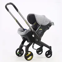 Poussettes Baby Stroller 3 dans 1 chariots Pram pour le panier multi-fonction du système de voyage en buggy léger