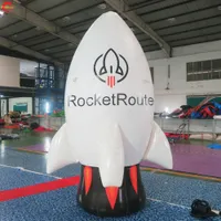 Free Delivery outdoor activities Giant inflatable spaceship air balloon space shuttle Rocket model for advertising