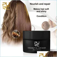 Shampoo Conditioner Purc 50 ml Kokosnuss￶l Haarmaske Reparaturen Schaden wiederherstellen weiches Gut oder alle Arten Keratin -Kopfhautbehandlung Drop deliv DHLPT