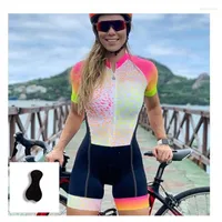 Racing Sets Manufactory Wholesale Women Triathlon Suit Sublimation Cycling Wear Customized Sublimated