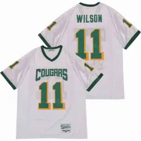 Pel￭cula barata F￺tbol High School Cougars Collegiate 11 Russell Wilson Jersey Uniform