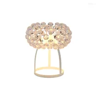 Table Lamps Modern Foscarini Caboche Lamp Elegant Style Lustres Crystal Desk TA002