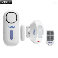 Smart hemsensor Kerui Säkerhetsskydd Larm Dörrfönster Trådlös detektor med fjärrkontroll för kontorsbutikbutik