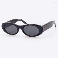 선글라스 브랜드 Desginer 여성 패션 라운드 태양 안경 빈티지 야외 운전 안경