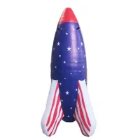 Free Delivery outdoor activities customized giant inflatable Airship Spaceship rocket Space shuttle missile for sale